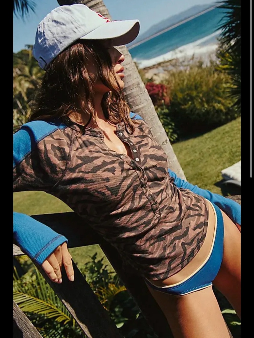 Free People Kick Off Printed Layer
In Zebra Combo -L